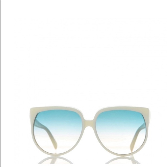 CELINEoff white frame gradient lens square sunglasses - Picture 3 of 11